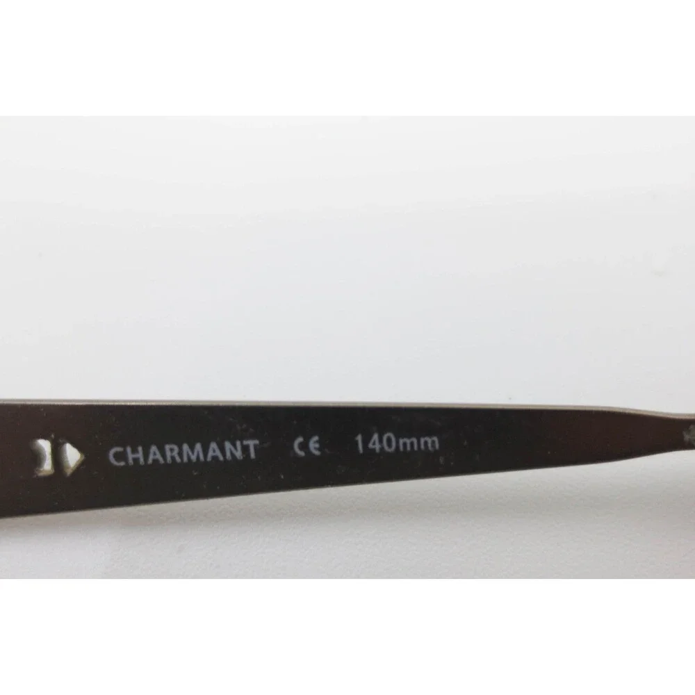 Charmant Titanium Eyeglasses Brown Filigree Rectangular Frames CH10825 LB